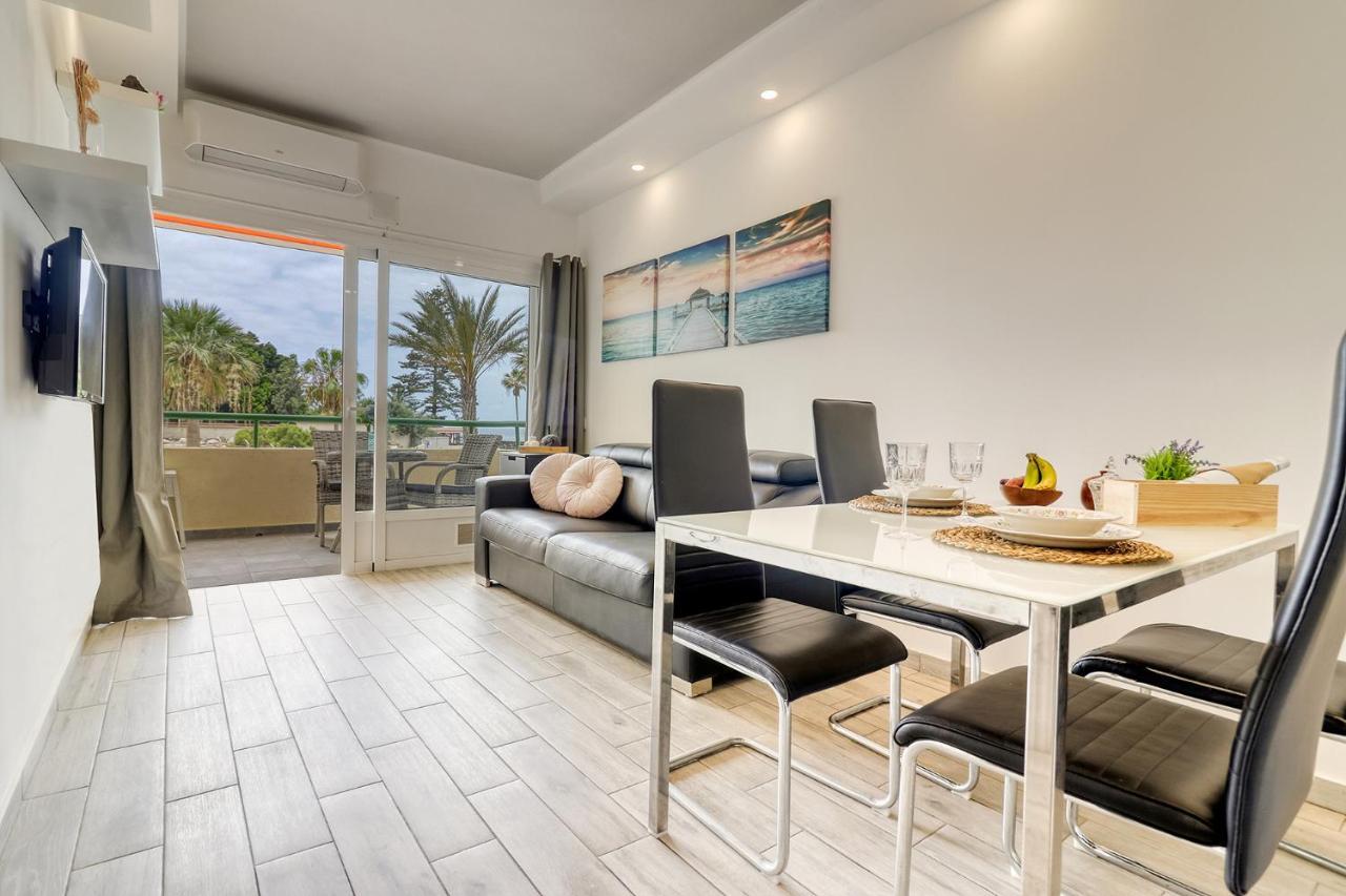 Modern Apartment With An Addictive Terrace View Лос Кристианос Экстерьер фото